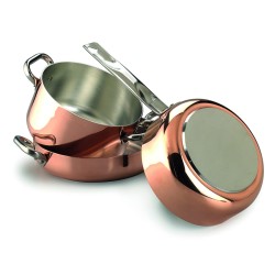 Rondel TINNED COPPER Ø28, 9 cm, 6 l, na indukcję