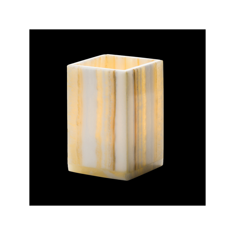 Lampa Small Solid Alabaster 5,7x8,6 cm Hollowick