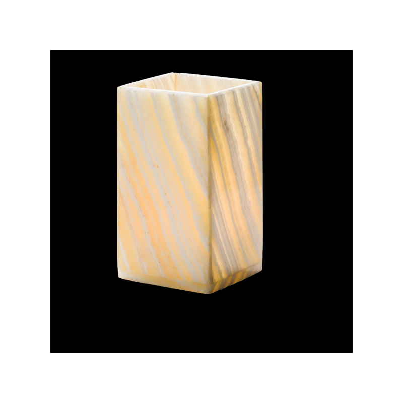 Lampa Medium Solid Alabaster 7x12,7 cm Hollowick