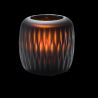 Lampa black Mistic Amber Votive 10,5x10,5 cm Hollowick