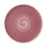 CRAFT RASPBERRY Steelite  różowy talerz z wysokim rantem 28,5 cm sztaplowany