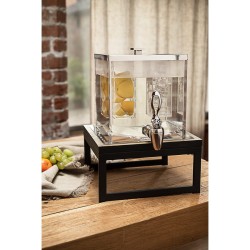Kwadratowy chłodzący dyspenser do soku/wody z aromatyzatorem ,15 l